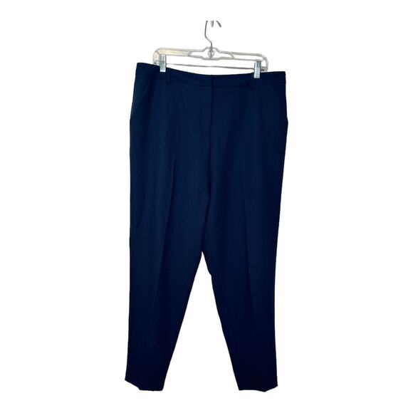 Asos navy blue flat front pants size 14 - Picture 5 of 9